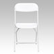 White Plastic Folding Chair