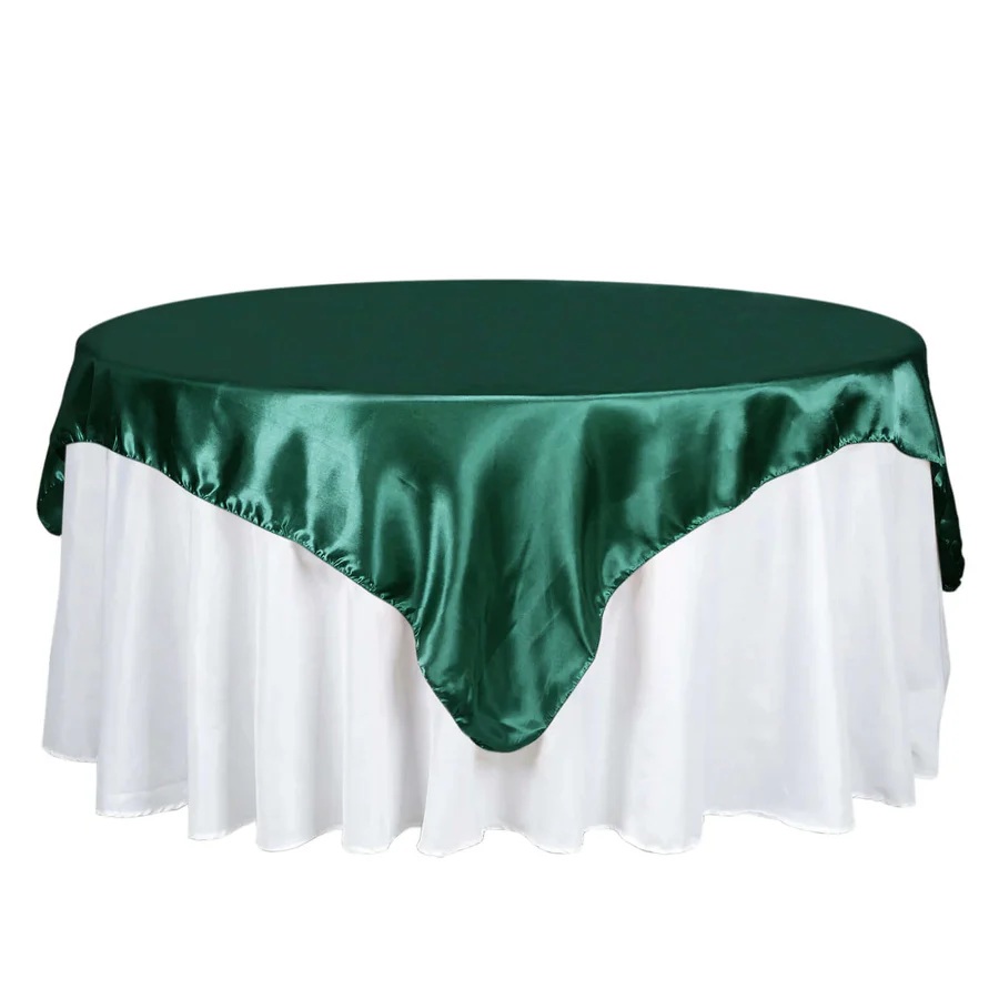 Hunter Green Table Overlay